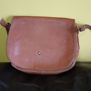 Leather shoulder purse